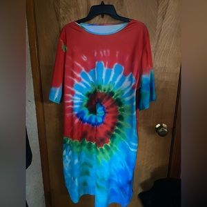 Reversible Tie-Dye Dress